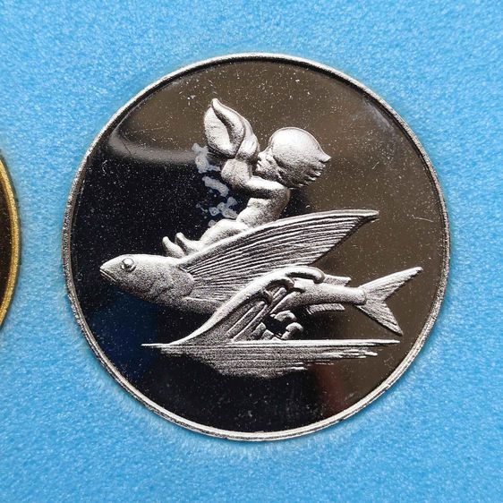 เหรียญที่ระลึกงาน Okinawa International Ocean Expo 1975 นิทรรศการมหาสมุทรระหว่างประเทศ เมืองโอกินาว่า ประเทศญี่ปุ่น 1975 รูปที่ 5