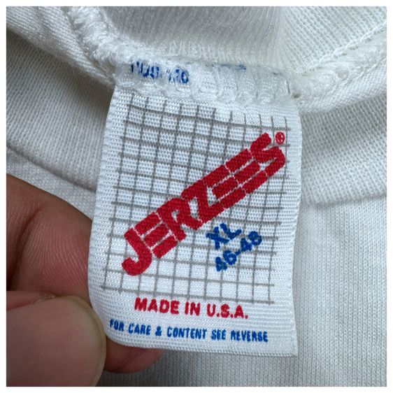 เสื้อยืดผ้าบาง Jerzees​ made USA​ Size XL​ รูปที่ 4
