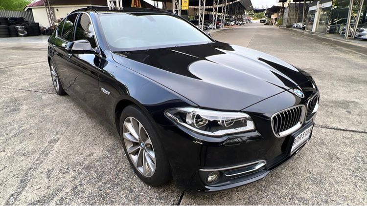 BMW Series 5 2017 525d Sedan ดีเซล ไม่ติดแก๊ส เกียร์อัตโนมัติ ดำ รูปที่ 3