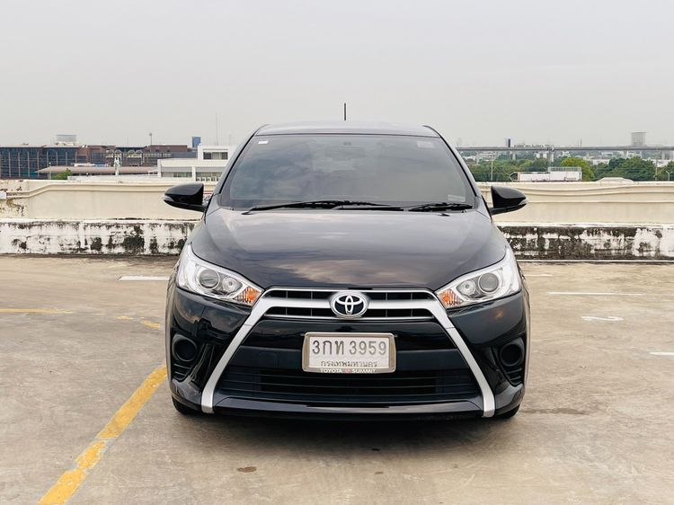 Toyota Yaris 2014 1.2 G Sedan เบนซิน ไม่ติดแก๊ส เกียร์อัตโนมัติ ดำ รูปที่ 2
