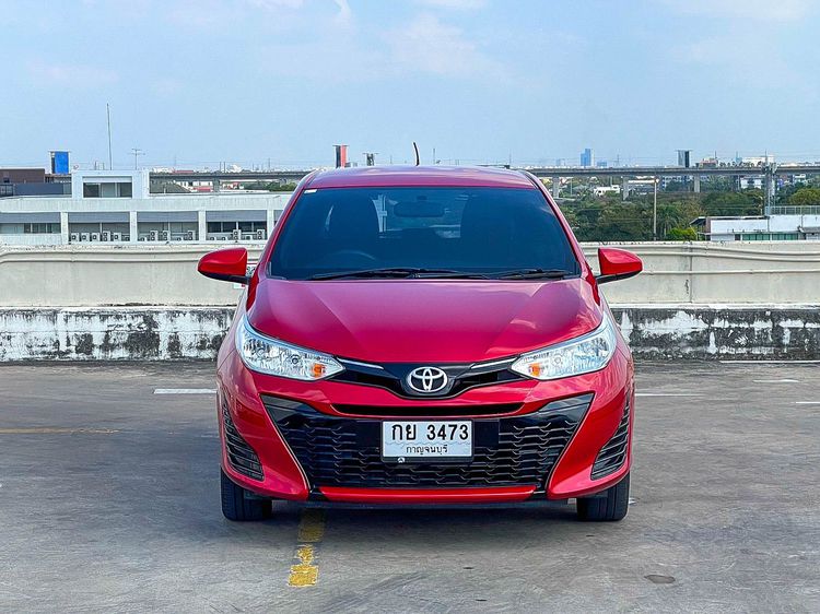 Toyota Yaris 2020 1.2 Entry Sedan เบนซิน ไม่ติดแก๊ส เกียร์อัตโนมัติ แดง รูปที่ 2