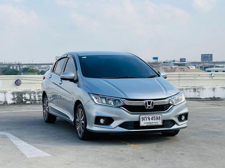 Honda City 2018 1.5 Sv i-VTEC Sedan เบนซิน ไม่ติดแก๊ส เกียร์อัตโนมัติ เทา รูปที่ 3