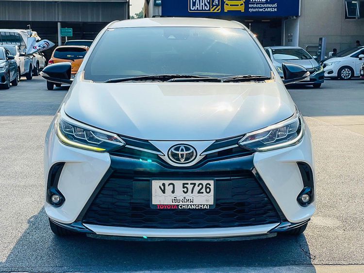 Toyota Yaris 2020 1.2 Sport Premium Sedan เบนซิน ไม่ติดแก๊ส เกียร์อัตโนมัติ ขาว รูปที่ 2