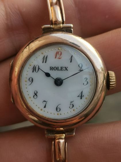 Vintage Rolex 9k Solid Gold (Pink Gold)​ ทั้งตัวและสาย​ แบ่งปันของหายากแทบจะราคาทองครับ รูปที่ 3