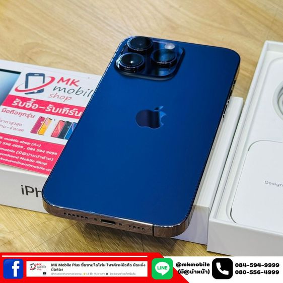 🔥 Iphone 14 Pro Max 128GB สีม่วง ศูนย์ไทย 🏆 สภาพนางฟ้า ประกันยาว 29-10-2567 เบต้าแบต 98 🔌 อุปกรณ์แท้ครบยกกล่อง 💰 เพียง 34990  รูปที่ 8