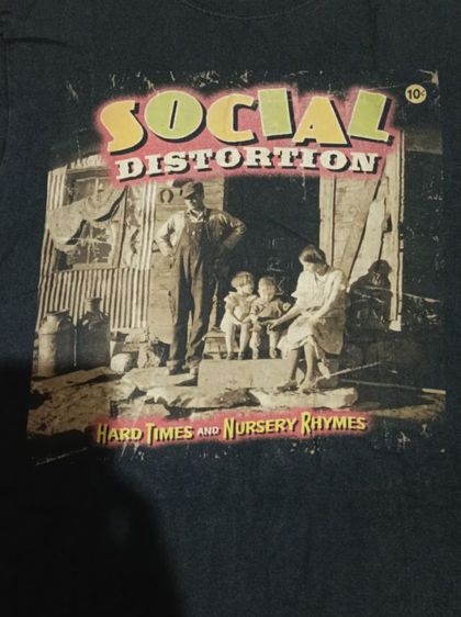 SOCIAL DISTORTION T-SHIRT รูปที่ 2