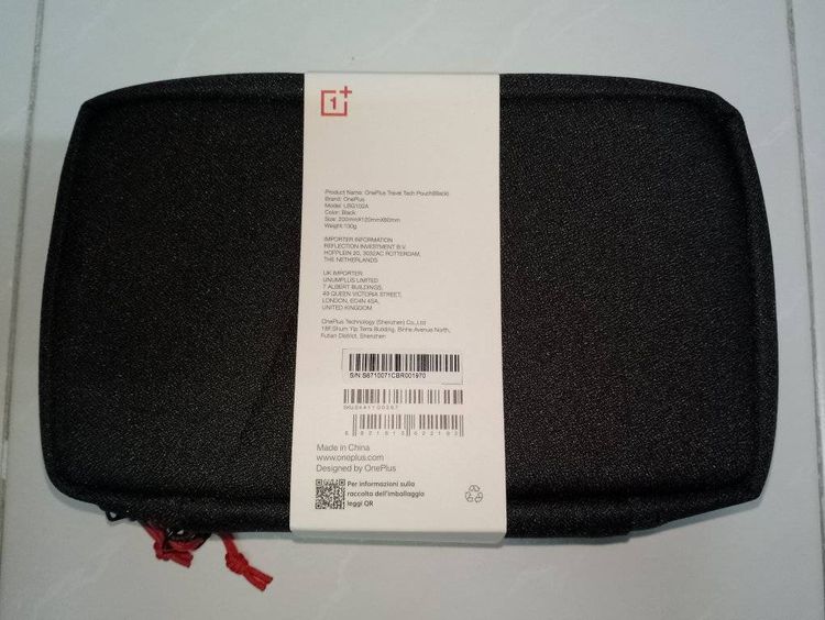 กระเป๋าใส่อุปกรณ์สมาร์ทโฟน OnePlus Travel Tech Pouch ของใหม่ในซีล ของแท้จาก OnePlus รูปที่ 2
