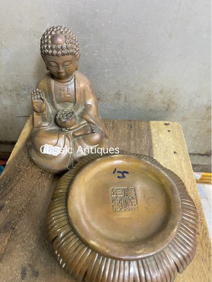 กระถางกำยาน พระยูไรทองเหลืองA54 รูปที่ 8