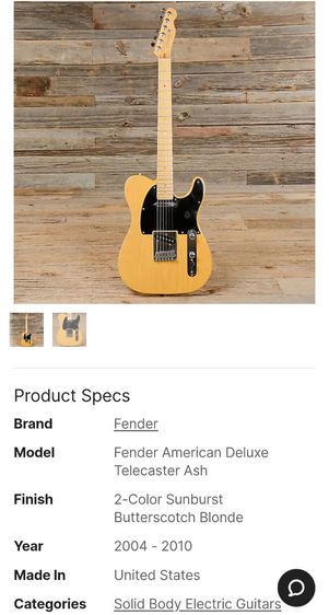 Fender Telecaster AM DLX ASH USA แท้ พร้อม hardcase รูปที่ 14