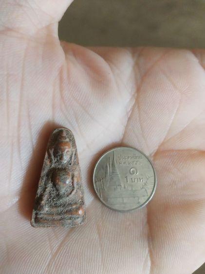 พระเนื้อดิน(พระพิมพ์พระผงสุพรรณเนื้อออกสีน้ำตาลแดง(ด้านหลังมีอักษรไม่ชัดเจน)(060403)(ไม่ทราบพระเกจิที่สร้าง))พระบ้านพระเครื่องรางของมงคล รูปที่ 3