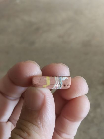 พระเนื้อดินผสมผงพิมพ์เล็ก(พระพิมพ์พระสมเด็จพิมพ์เล็กเนื้อหลายสีหลังเรียบ(ไม่ทราบพระเกจิที่สร้าง))พระบ้านพระเครื่องรางของมงคล รูปที่ 16