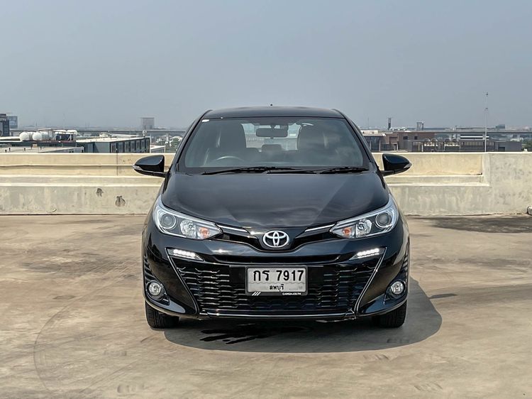 Toyota Yaris 2019 1.2 High Sedan เบนซิน ไม่ติดแก๊ส เกียร์อัตโนมัติ ดำ รูปที่ 2