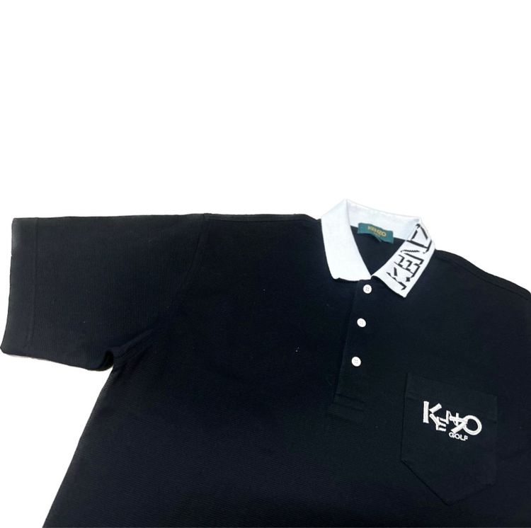 Kenzo Golf Black Polo Shirt. รูปที่ 4