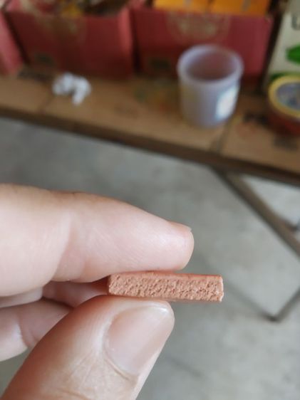 พระเนื้อกระเบื้องหลังคาโบสถ์พิมพ์เล็ก(พระพิมพ์พระพุทธโสธร(วัดสุทธาวาส)(เมืองแปดริ้วหรือฉะเชิงเทราปี2537))พระบ้านพระเครื่องรางของมงคล รูปที่ 16