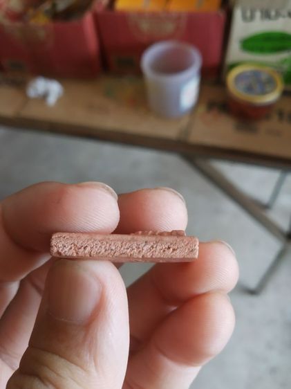 พระเนื้อกระเบื้องหลังคาโบสถ์พิมพ์เล็ก(พระพิมพ์พระพุทธโสธร(วัดสุทธาวาส)(เมืองแปดริ้วหรือฉะเชิงเทราปี2537))พระบ้านพระเครื่องรางของมงคล รูปที่ 15