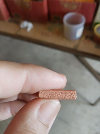 พระเนื้อกระเบื้องหลังคาโบสถ์พิมพ์เล็ก(พระพิมพ์พระพุทธโสธร(วัดสุทธาวาส)(เมืองแปดริ้วหรือฉะเชิงเทราปี2537))พระบ้านพระเครื่องรางของมงคล รูปที่ 18