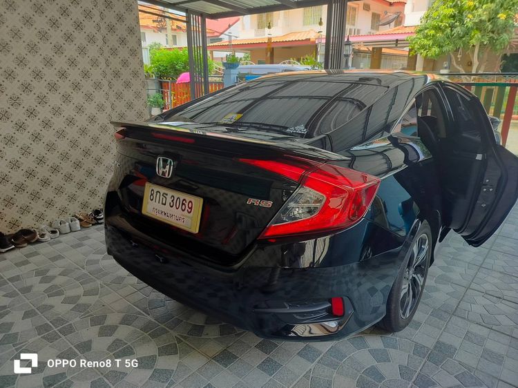 Honda Civic 2018 1.5 Turbo RS Sedan เบนซิน ไม่ติดแก๊ส เกียร์อัตโนมัติ ดำ