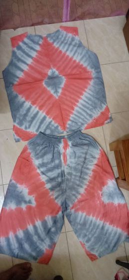 เสื้อกางเกงผ้ามัดย้อม(ชุมชนชาวบ้านผู้เย็บส่งโดยตรงครับ.) รูปที่ 13
