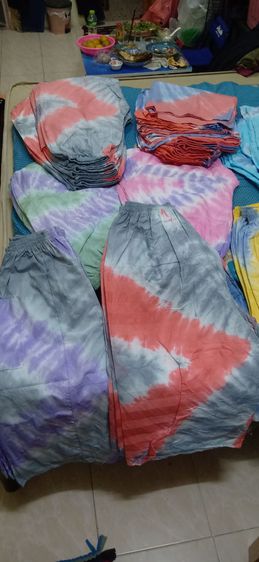 เสื้อกางเกงผ้ามัดย้อม(ชุมชนชาวบ้านผู้เย็บส่งโดยตรงครับ.) รูปที่ 16