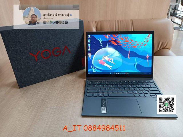 Lenovo Yoga Duet 7 13ITL6 Corei7-1165G7 RAM16GB SSD1TB จอทัส ถอดจอคีย์บอร์ด ปากกา ประกันอุบัตเหตุ ประกันศูนย์ Onsite มิถุนายน 2024 รูปที่ 4