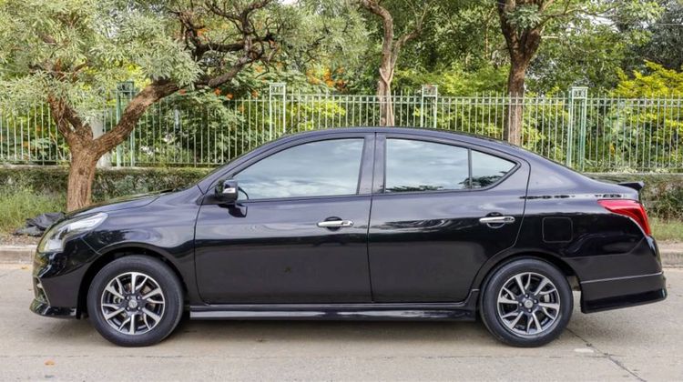 Nissan Almera 2019 1.2 E Sedan เบนซิน ไม่ติดแก๊ส เกียร์อัตโนมัติ ดำ รูปที่ 4