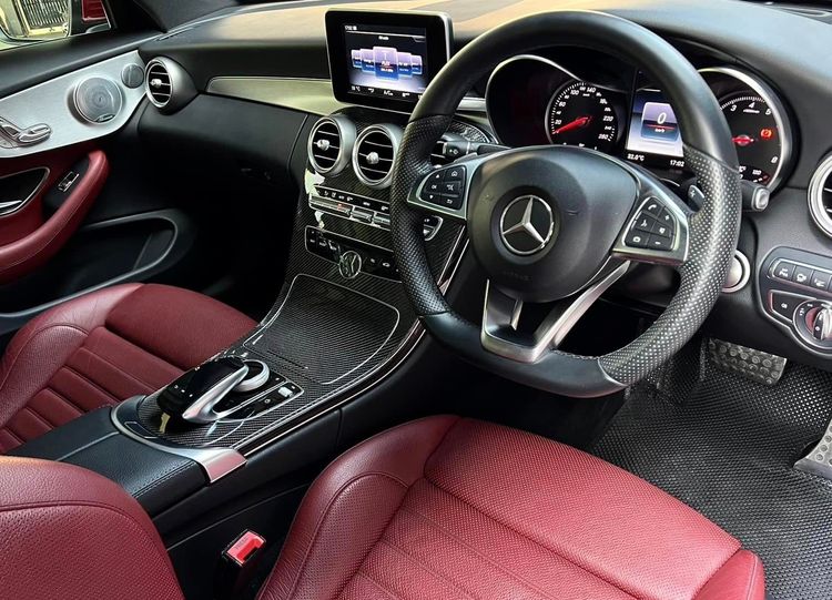 Mercedes-Benz C-Class 2018 C250 Sedan เบนซิน ไม่ติดแก๊ส เกียร์อัตโนมัติ แดง รูปที่ 4