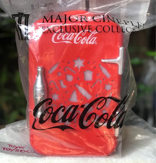 Major Exclusive Collection - Coca Cola ถังป๊อปคอร์นโค้ก ด้านหน้ามีไฟ ใหม่ในถุง สะสม ตกแต่งบ้าน แต่งร้าน รูปที่ 2