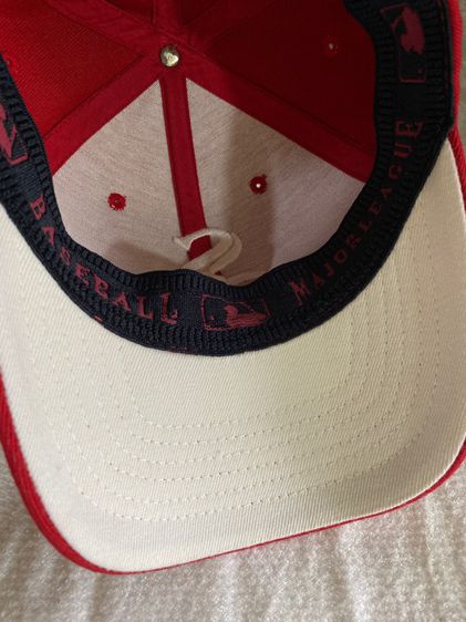 ส่งเร็ว หมวก MLB แท้ ปักSox  สภาพดีมาก ไซส์ xs-s รูปที่ 5