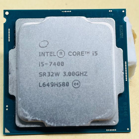  CPU Intel I5-7400  Socket 1151 สภาพดี มือสอง พร้อมใช้ แถมซิลิโคน HY510 1 หลอด รูปที่ 4