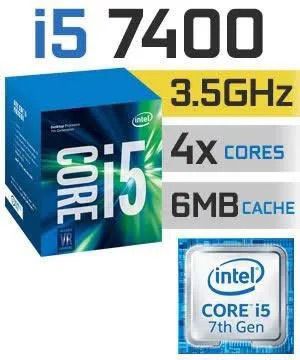  CPU Intel I5-7400  Socket 1151 สภาพดี มือสอง พร้อมใช้ แถมซิลิโคน HY510 1 หลอด รูปที่ 2
