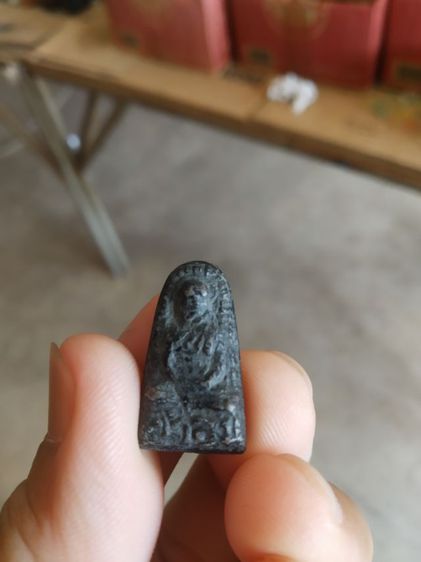 พระเนื้อผงใบลานผสมพระเกศาพิมพ์เล็ก(พระรูปเหมือนพระหลวงปู่ครูบาคำอ้าย(วัดโป่งเหนือ)(พระเกจิ)(จังหวัดเชียงราย)(รุ่นแรก))พระเครื่องรางของมงคล รูปที่ 10