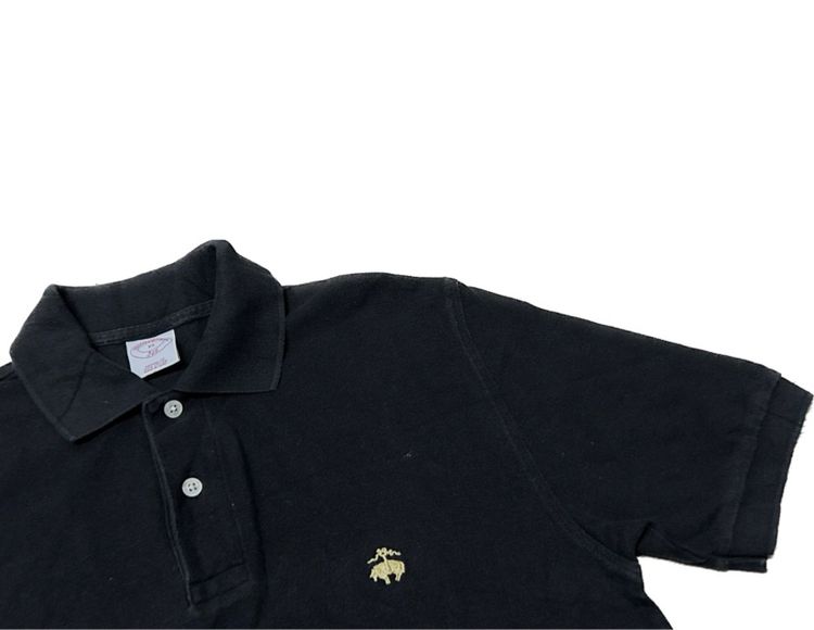 Brook Brothers “346” Black Polo Shirt. รูปที่ 5