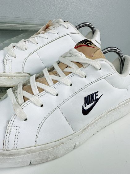 รองเท้า Nike Sz.9.5us43eu27.5cm งานวินเทจ สีขาวล้วน งานเก่าเก็บ ลิ้นรองเท้าลอก นอกนั้นสวย ใส่เที่ยวลำลองดี รูปที่ 10