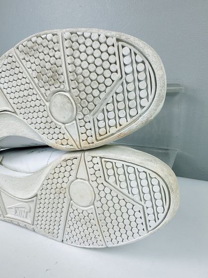 รองเท้า Nike Sz.9.5us43eu27.5cm งานวินเทจ สีขาวล้วน งานเก่าเก็บ ลิ้นรองเท้าลอก นอกนั้นสวย ใส่เที่ยวลำลองดี รูปที่ 6