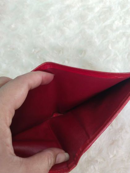 กระเป๋าสตางค์หนังแท้สีแดง nina ricci รูปที่ 2