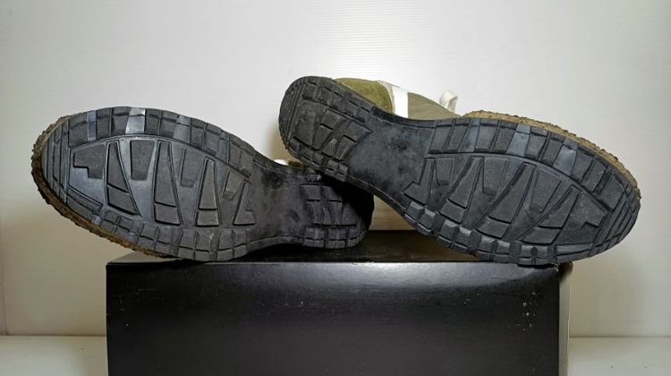 KicKers 42EU(26.5cm) Made in Italy ของแท้ มือ 2 สภาพเยี่ยม, รองเท้า KicKers ผ้าผสมหนัง พื้นดีปกติ แต่นำไปเสริมพื้นให้แน่นหนาทนทานมากขึ้น รูปที่ 10