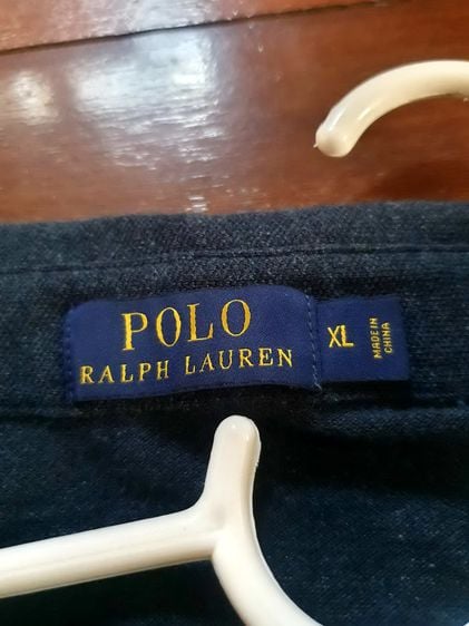 Polo Ralph Lauren ผ้าริ้วสี Denim 4กระดุมแขนยาว รูปที่ 5