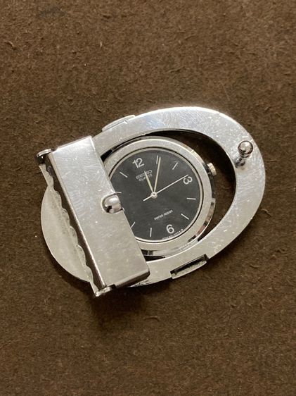 นาฬิกาหัวเข็ดขัดทรงมันๆ Seiko Vintage Watch Belt Buckle Seiko 2c21-0110 Quartz รูปที่ 3