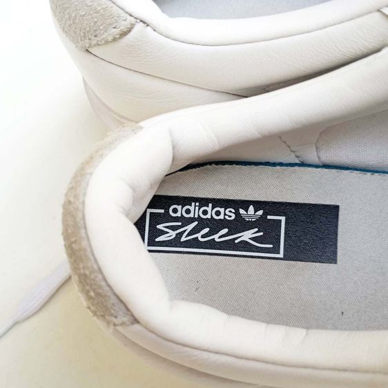 รองเท้าผ้าใบหนัง Adidas สีขาว มือสอง สภาพดี สวย รูปที่ 8