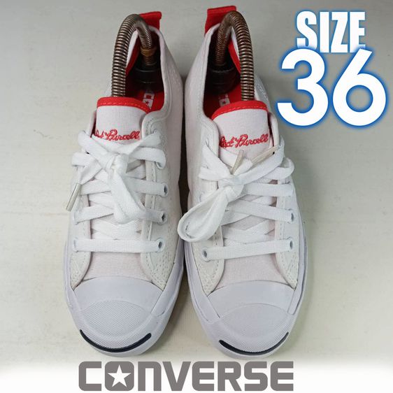 รองเท้าผ้าใบ CONVERSE สีขาว No.36 ใหม่ รูปที่ 3