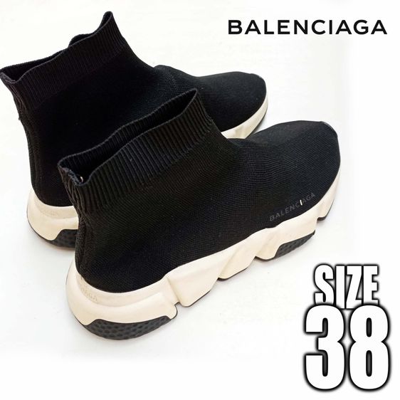 รองเท้าเดินเล่น BALENCIAGA สีดำ  No.38 สภาพใหม่ มือสอง รูปที่ 2