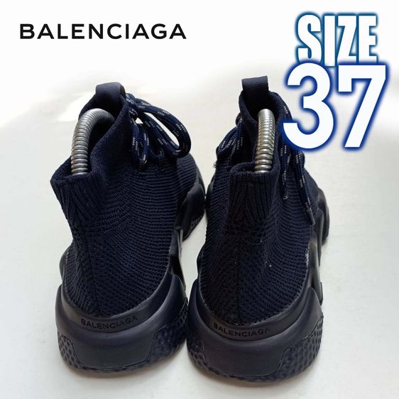 รองเท้าผ้าใบ BALENCIAGA สีดำ No.37 สภาพดี สวย มือสอง รูปที่ 5