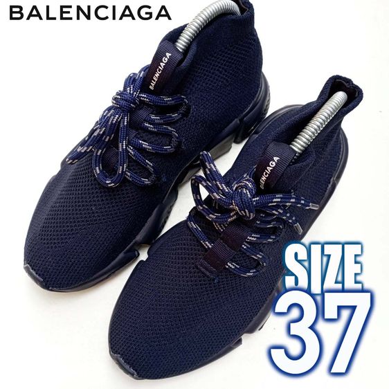 รองเท้าผ้าใบ BALENCIAGA สีดำ No.37 สภาพดี สวย มือสอง รูปที่ 10