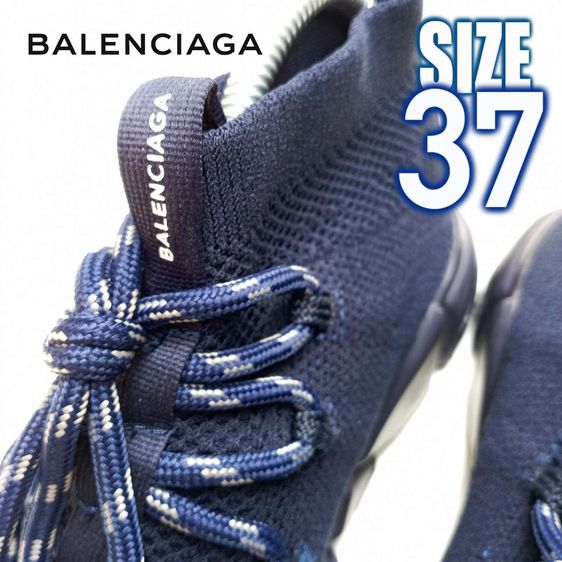 รองเท้าผ้าใบ BALENCIAGA สีดำ No.37 สภาพดี สวย มือสอง รูปที่ 9