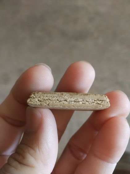 พระเนื้อว่านผสมผง(พระพิมพ์พระสมเด็จหลังเรียบ(080405)(ไม่ทราบพระเกจิที่สร้าง)(มีขอบแตกเล็กน้อย))พระบ้านพระเครื่องรางของมงคล รูปที่ 15