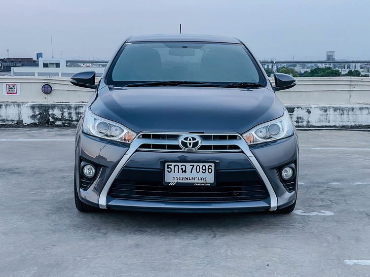 Toyota Yaris 2016 1.2 G Sedan เบนซิน ไม่ติดแก๊ส เกียร์อัตโนมัติ เทา รูปที่ 2