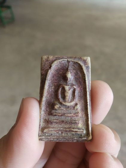 พระเนื้อผงผสมว่าน(พระพิมพ์พระสมเด็จหลังเรียบเนื้อออกสีน้ำตาลเข้มเล็กน้อย(080423)(ไม่ทราบพระเกจิที่สร้าง))พระบ้านพระเครื่องรางของมงคล รูปที่ 2