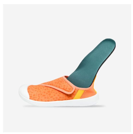 Aquashoes with rip-tab Kids- Aquashoes 120 - apricot รองเท้าลุยน้ำสำหรับเด็กพร้อมแถบตีนตุ๊กแกรุ่น 120 (สีส้ม Apricot) รูปที่ 6