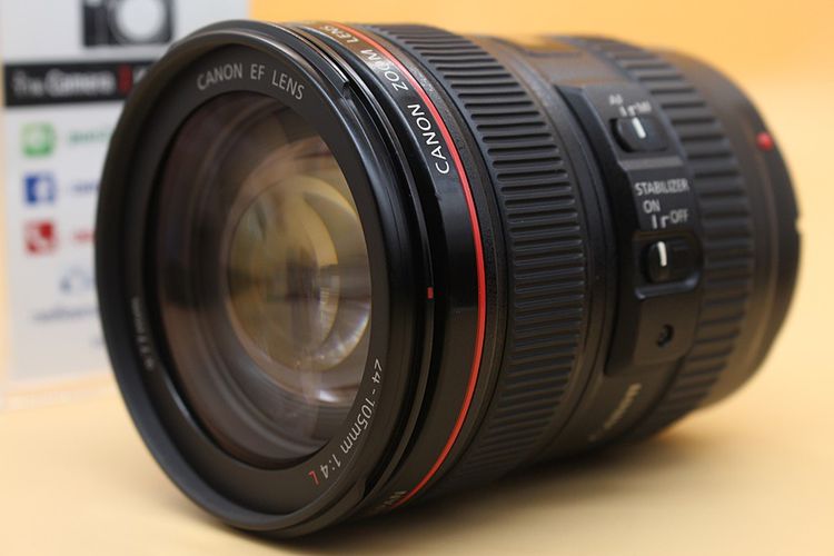 ขาย Lens Canon EF24-105mm f4L IS USM (UZ) อดีตร้าน สภาพสวย ไร้ฝ้า รา ตัวหนังสือคมชัด พร้อม Hood  รูปที่ 7