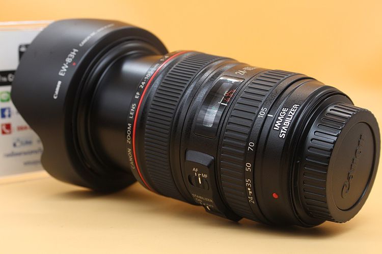 ขาย Lens Canon EF24-105mm f4L IS USM (UZ) อดีตร้าน สภาพสวย ไร้ฝ้า รา ตัวหนังสือคมชัด พร้อม Hood  รูปที่ 10